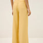 Light Goldenrod מכנסיים רחבים לנשים Deana BA&SH