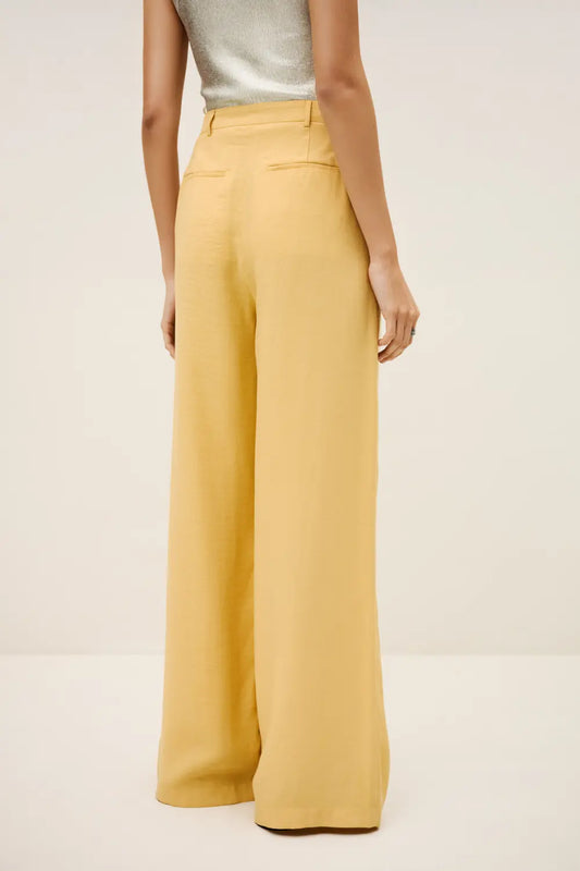 Light Goldenrod מכנסיים רחבים לנשים Deana BA&SH