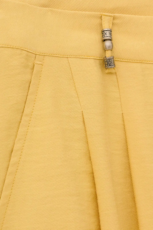 Light Goldenrod מכנסיים רחבים לנשים Deana BA&SH
