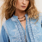 Light Steel Blue חולצה ארוכה נשים Laura BA&SH