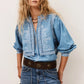 Antique White חולצה ארוכה נשים Laura BA&SH