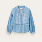 Light Steel Blue חולצה ארוכה נשים Laura BA&SH
