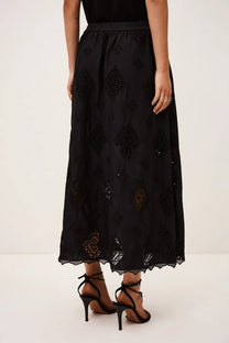 Black חצאית מקסי נשים Mona Skirt BA&SH