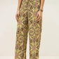 Antique White מכנסיים ארוכים רחבים לנשים Pali Pants Yellow BA&SH