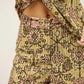 Dim Gray מכנסיים ארוכים רחבים לנשים Pali Pants Yellow BA&SH