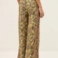 Antique White מכנסיים ארוכים רחבים לנשים Pali Pants Yellow BA&SH