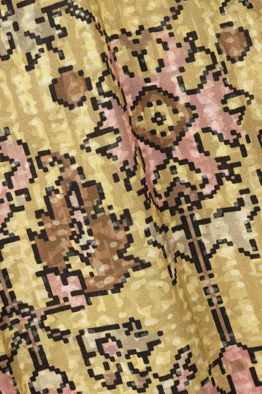 Tan מכנסיים ארוכים רחבים לנשים Pali Pants Yellow BA&SH