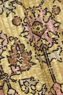 Tan מכנסיים ארוכים רחבים לנשים Pali Pants Yellow BA&SH