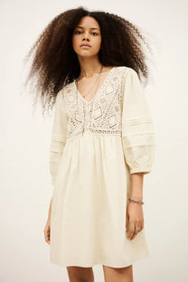 Light Gray שמלת מיני סרוגה לנשים Sonia BA&SH