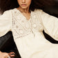 Antique White שמלת מיני סרוגה לנשים Sonia BA&SH