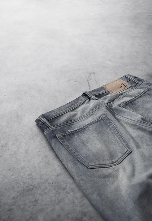 ג'ינס ארוך לגברים crated - Regular Fit