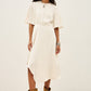 Antique White שמלת מקסי לנשים Wila BA&SH