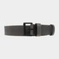 Dark Slate Gray חגורת עור לגברים עם אבזם Western ALLSAINTS