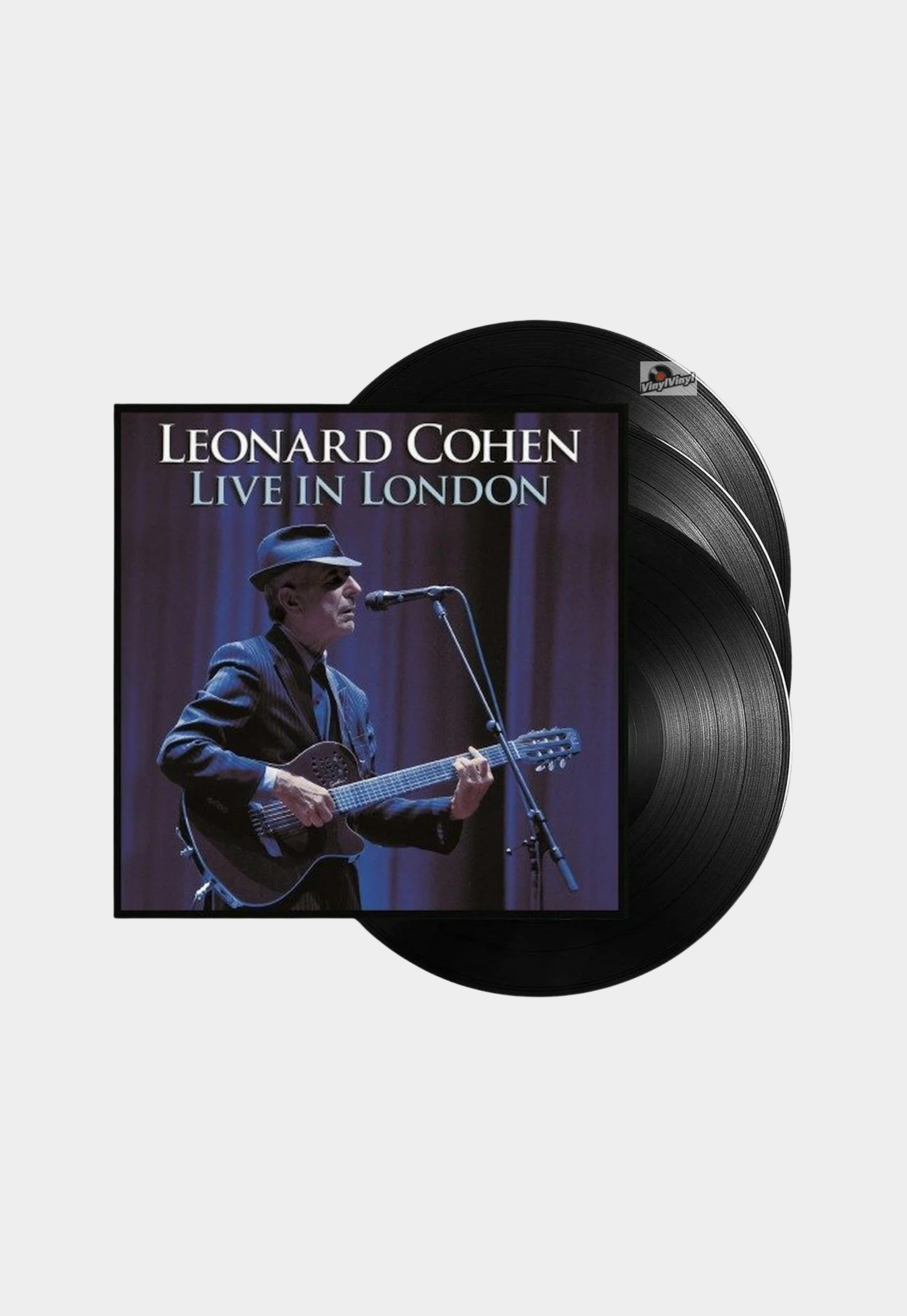 Lavender תקליט Leonard Cohen - Live in London (3LP) MERCH RECORDS