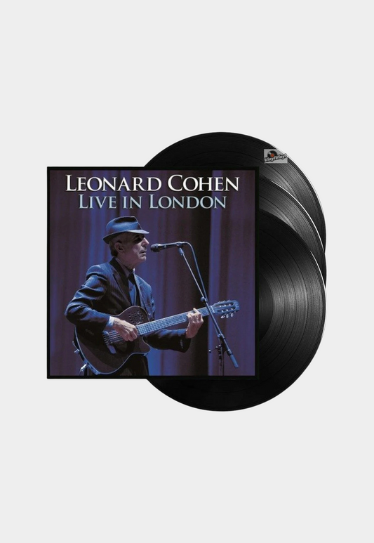 Lavender תקליט Leonard Cohen - Live in London (3LP) MERCH RECORDS