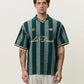 Lavender חולצת פולו גברים Stripe Jacquard Football Jersey LES DEUX