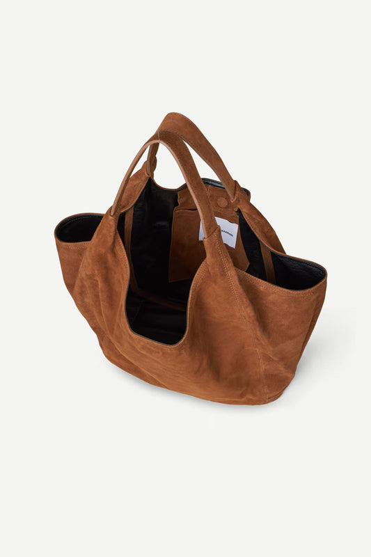 White Smoke תיק זמש לנשים Sacima SAMSOE SAMSOE