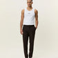 Antique White מכנסיים ארוכים לגברים Brushed Twill Reg Suit Pants LES DEUX