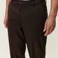 Black מכנסיים ארוכים לגברים Brushed Twill Reg Suit Pants LES DEUX