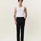Antique White מכנסיים ארוכים לגברים Brushed Twill Tailored Pants LES DEUX