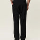 Black מכנסיים ארוכים לגברים Brushed Twill Tailored Pants LES DEUX