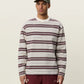Lavender טי שירט ארוכה לגברים Stripe LS T-Shirt LES DEUX