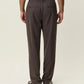 Antique White מכנסיים ארוכים לגברים Pinstripe Tapered Suit Pants LES DEUX