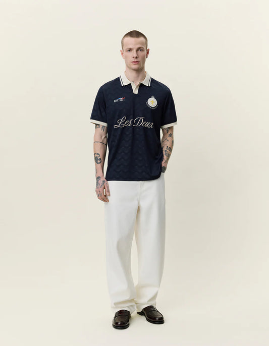 Antique White חולצת כדורגל לגברים France Football Jersey LES DEUX