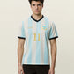 Antique White חולצת כדורגל לגברים Argentina Football Jersey LES DEUX