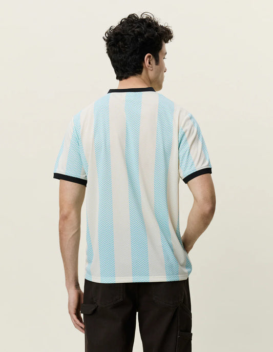 Antique White חולצת כדורגל לגברים Argentina Football Jersey LES DEUX