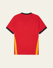 Firebrick חולצת כדורגל לגברים Spain Football Jersey LES DEUX