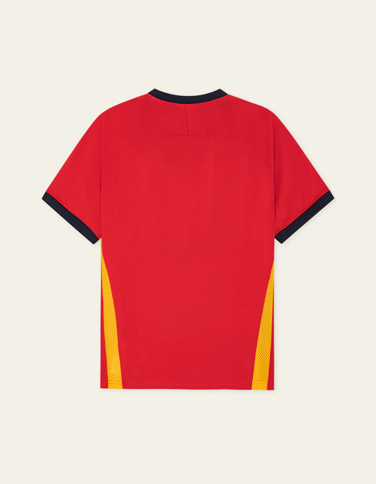 Firebrick חולצת כדורגל לגברים Spain Football Jersey LES DEUX