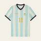 Misty Rose חולצת כדורגל לגברים Argentina Football Jersey LES DEUX