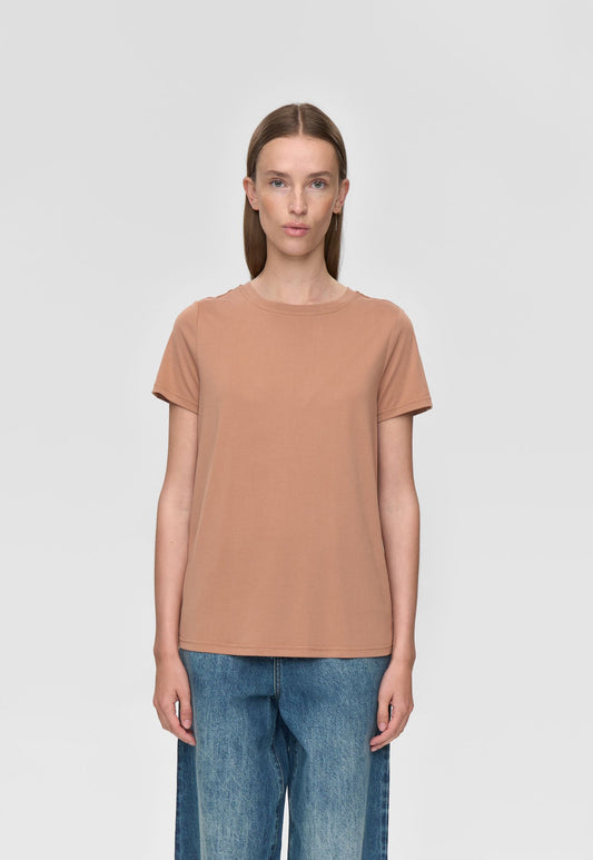 Rosy Brown טי-שירט קצרה לנשים Rynah 2.0 MINIMUM