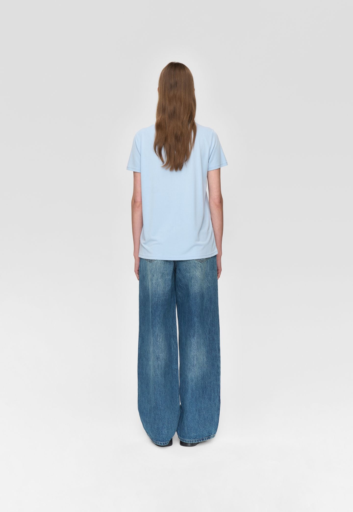 Light Gray טי-שירט קצרה לנשים Rynah 2.0 MINIMUM