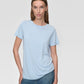 Light Gray טי-שירט קצרה לנשים Rynah 2.0 MINIMUM