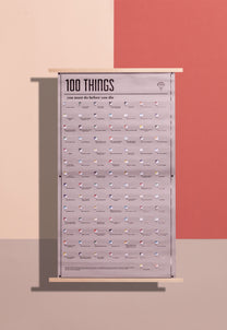 Rosy Brown 100 Things פוסטר DOIY