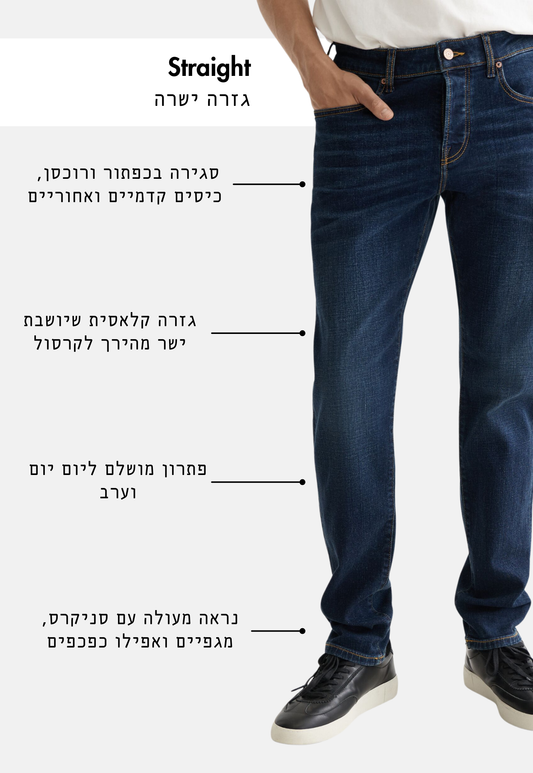 ג׳ינס ארוך לגברים Ralston – Slim Fit