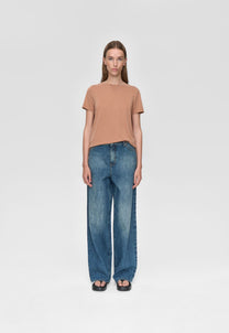 Dim Gray ג׳ינס לנשים ארוך Aiyas 4573 - Wide Leg Fit MINIMUM
