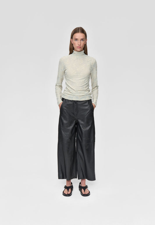 Dark Slate Gray חולצת שרוול ארוך לנשים Pernilles LS Blouse MINIMUM