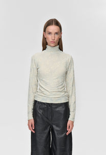Light Gray חולצת שרוול ארוך לנשים Pernilles LS Blouse MINIMUM