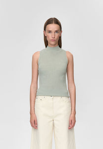 Antique White טופ סריג לנשים Zita Knit MINIMUM