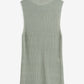 Dark Sea Green טופ סריג לנשים Zita Knit MINIMUM