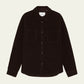 Black חולצת אוברשירט לגברים Bouclé Overshirt LES DEUX