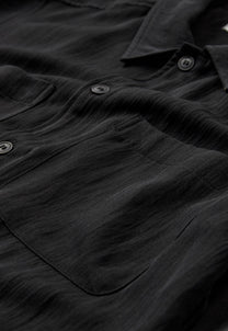 Dark Slate Gray חולצה מכופתרת קצרה לגברים Lennon 4572 MINIMUM