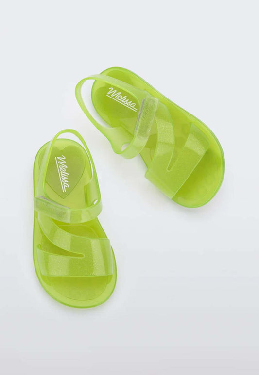 Yellow Green סנדלי גומי לתינוקות MELISSA