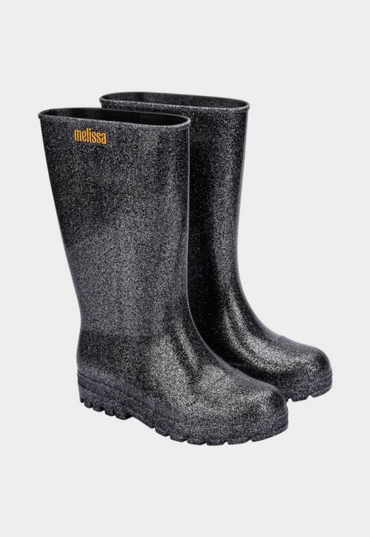 Dark Slate Gray מגפי גשם נצנצים לנשים Welly MELISSA