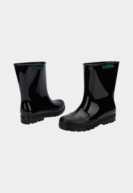 Black מגפי גשם לילדים Welly MELISSA