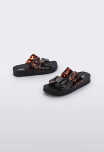 Lavender כפכפים בהדפס מנומר לנשים Cozy MELISSA