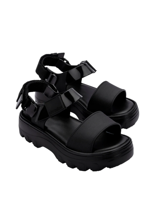 Black סנדלים לילדות MELISSA